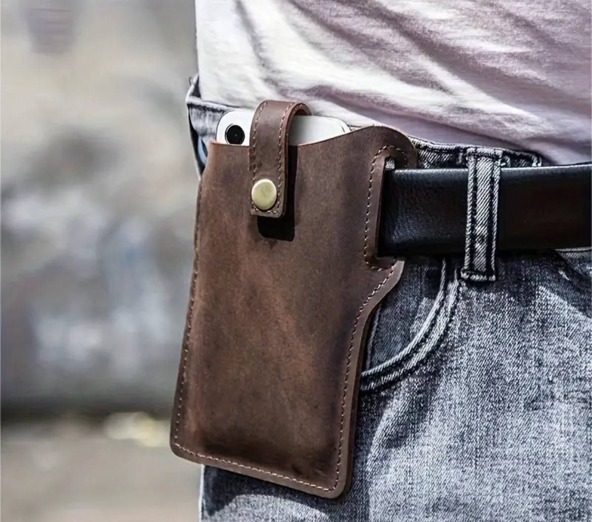 Genuine Leather phone case 6.8 X 4