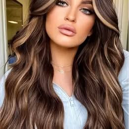 26&quot; beautiful brown with highlights- heat resistant