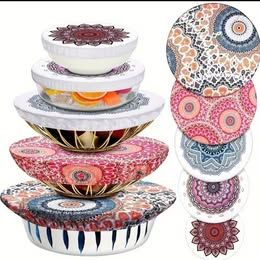 Set of 5 cloth bowl covers