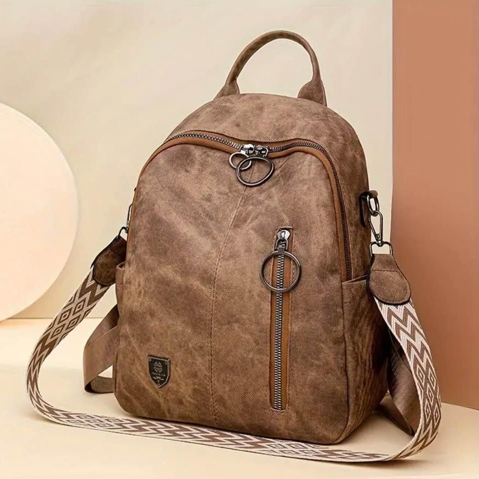 Brown crossover or shoulder bag