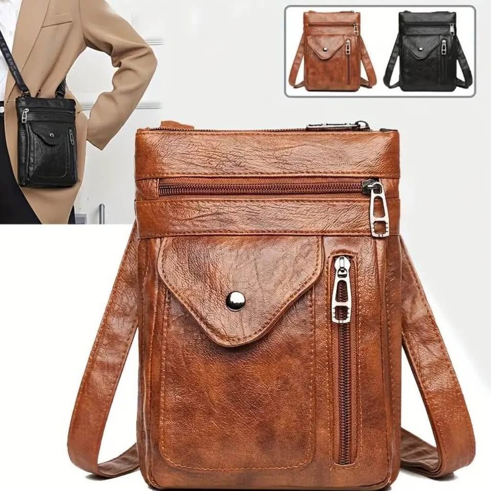 Brown or Black crossover purse