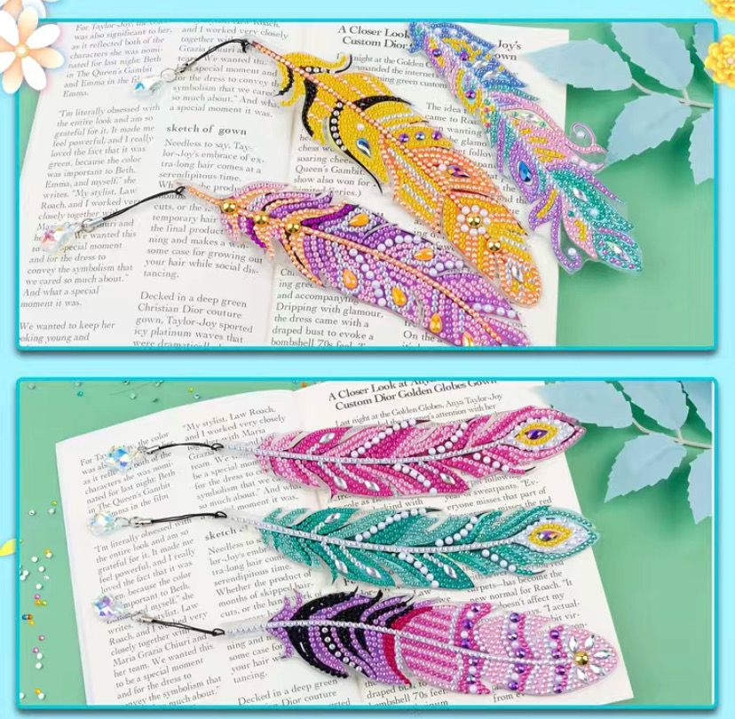 Diamond Art Feathers