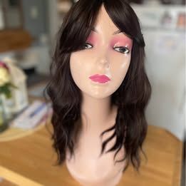 14&quot; dark brown with highlights