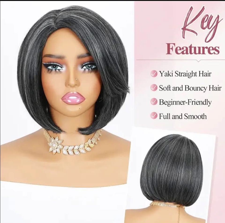 Dark Grey Bob