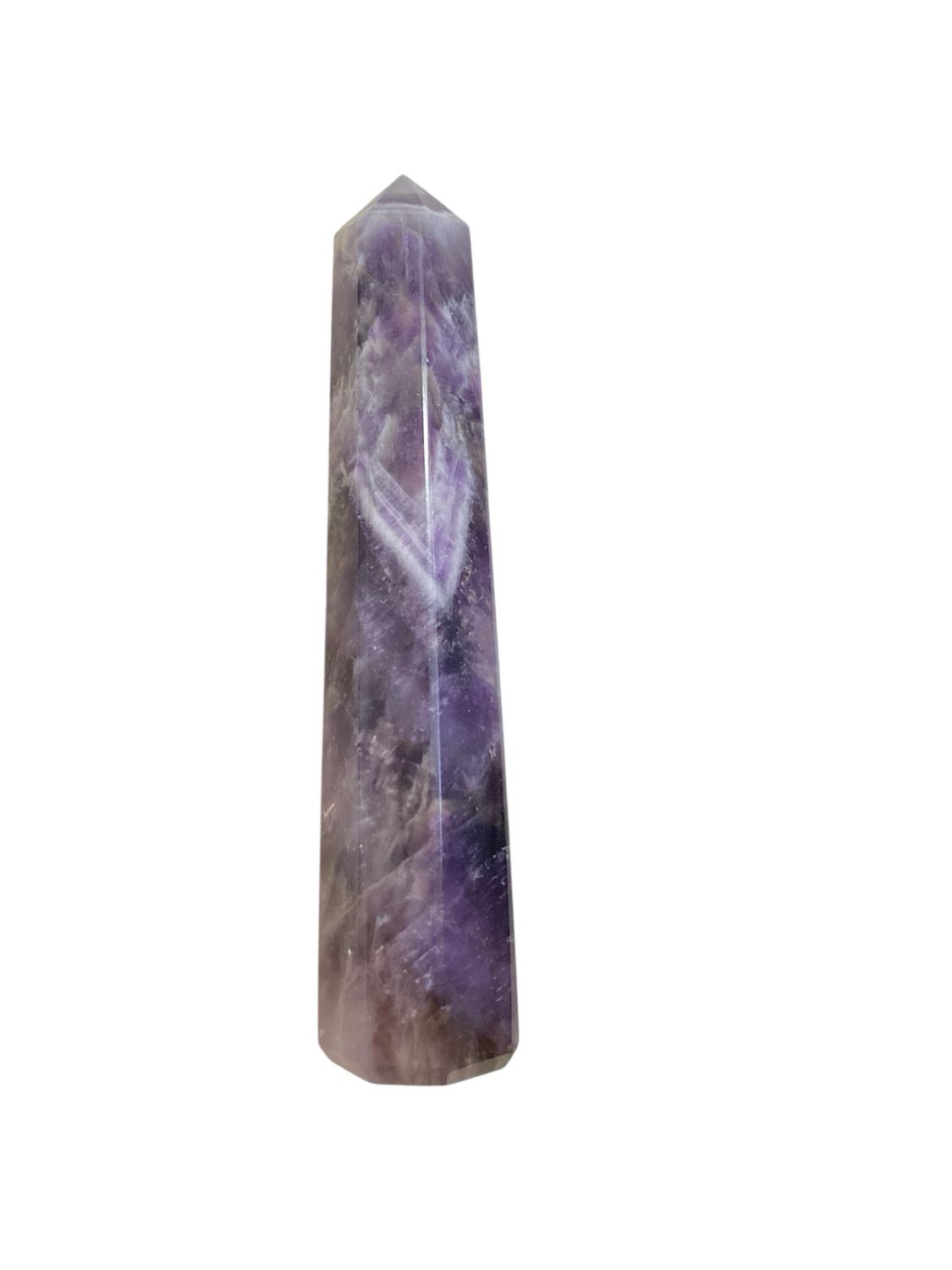 Banded Amythyst Obelisk 1 Pcs