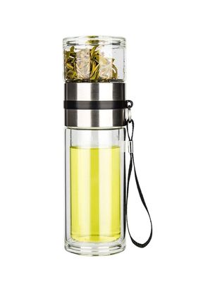 Glass Tea Infuser Borosilicate Portable Tumbler