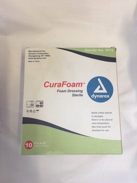 CURAFOAM DRESSING 4X4 #3012
