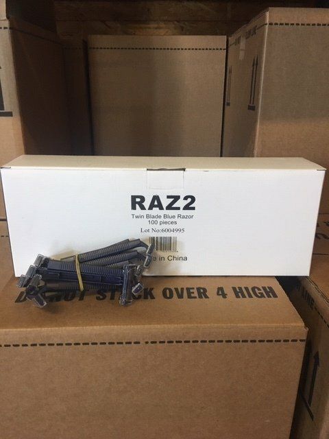 RAZORS TWIN BLADE(RAZ2) 100/BX