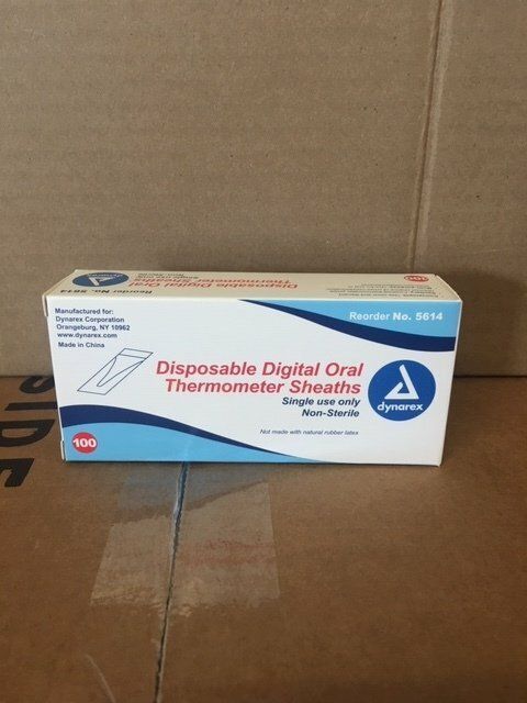 TEMP SHEATH DIGITAL  100/BX