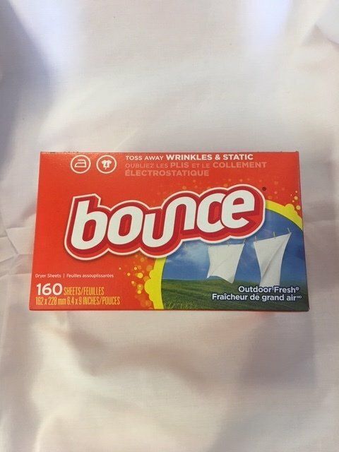 BOUNCE DRYER SHEETS 160/BX