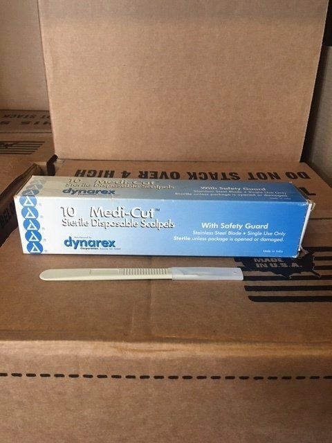 SCALPEL DISPOSABLE ST  #10-EA