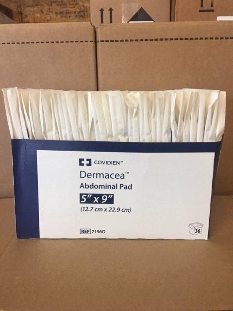 ABD PADS 5x9 ST. 36/BX #7196D