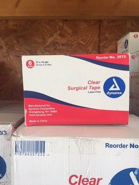 TAPE CLEAR 2INX10YD 6/BX