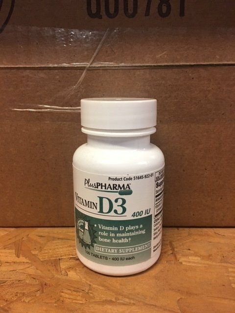 VITAMIN D 400IU 100/BTL