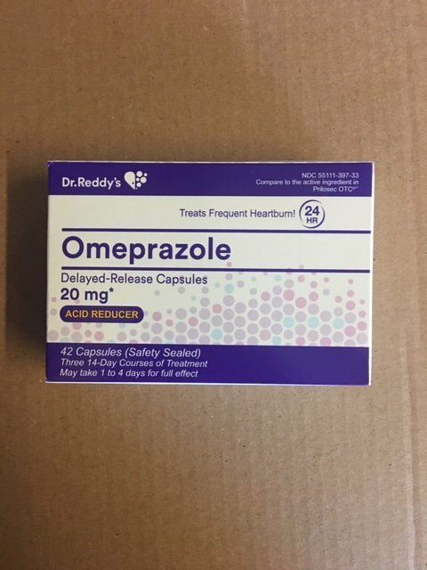 OMEPRAZOLE 20.6MG CAP  42/BX