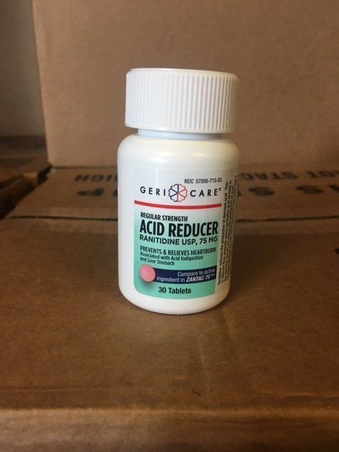 RANITIDINE 75MG TAB  30/BX