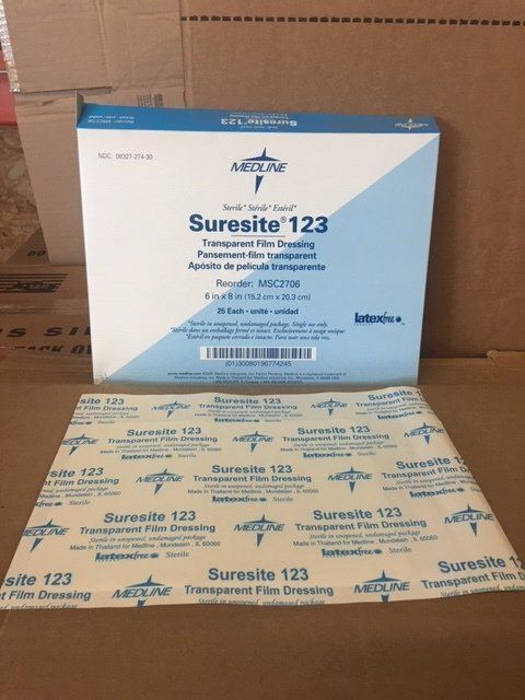 SURESITE123 6X8 TRANS DRSG-EA