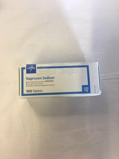 ALLEVE CAPLETS 220mg  100/BTL