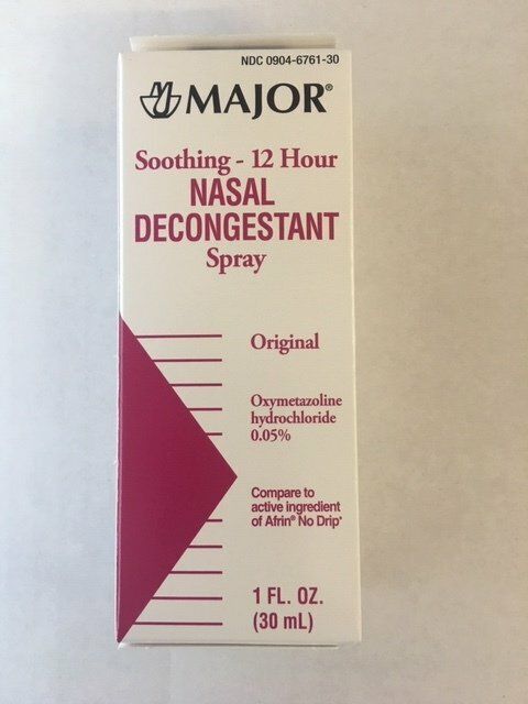 NASAL DECONGESTANT SPRAY 1oz
