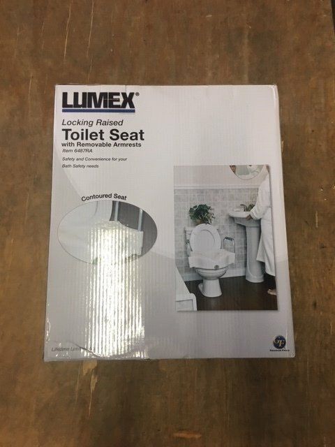 COMMODE SEAT ELEV.W/ARMS