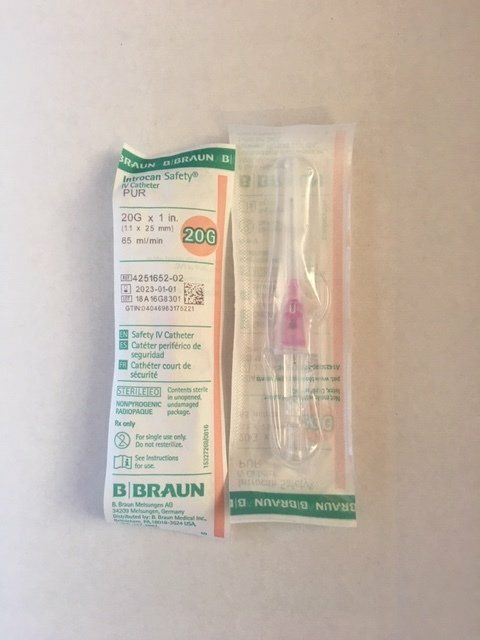 IV CATH SAFETY BRAUN 20X1-EA