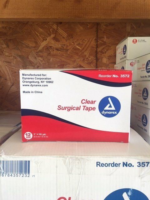 TAPE CLEAR 1INX10YD 12/BX