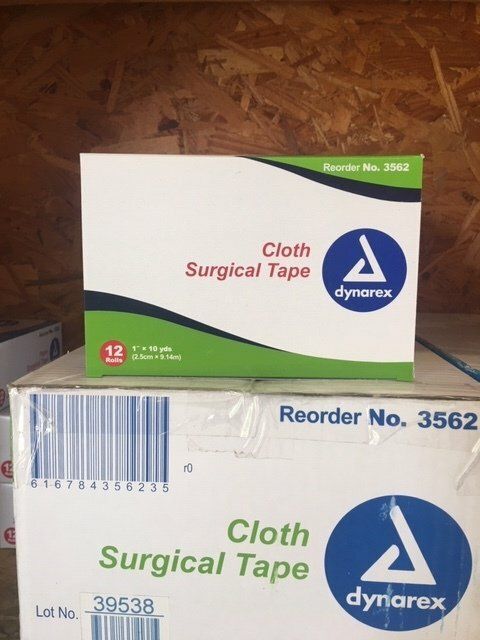 TAPE CLOTH 1INX10YD 12/BX