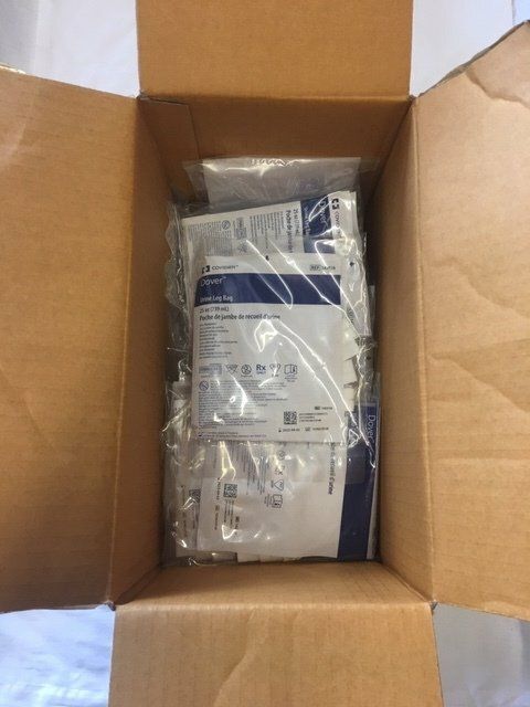 CATH LEG BAG TUBING 18in ST-EA