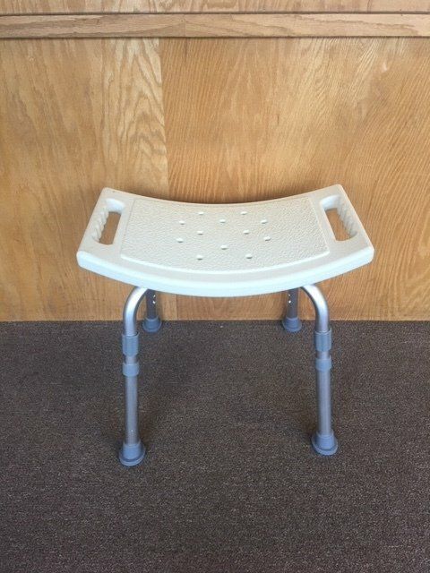 SHOWER BENCH W/O BACK ADJUSTAB