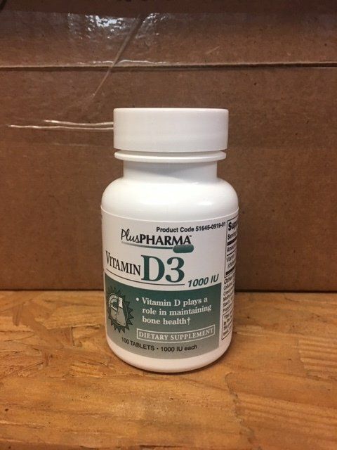VITAMIN D-3 1000IU 100/BTL