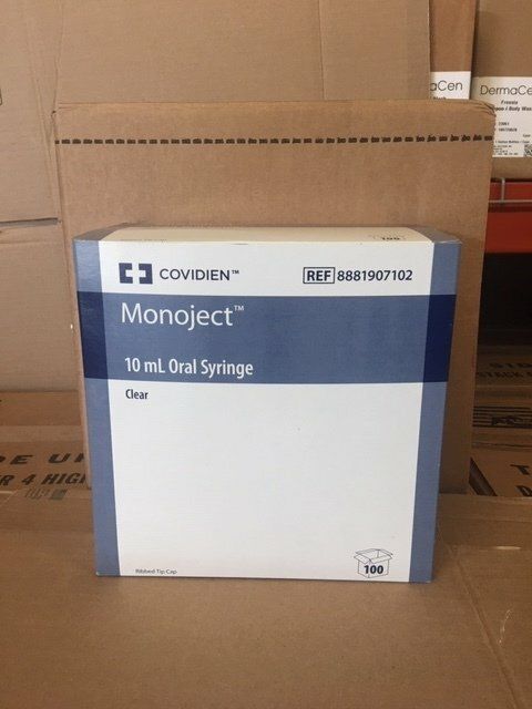 SYRINGE ONLY 10CC ORAL 100/BX