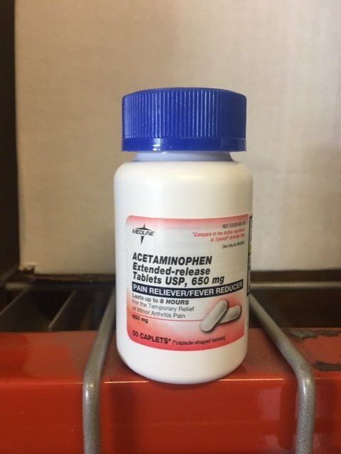TYLENOL ARTHRITIS 650mg 50/BTL