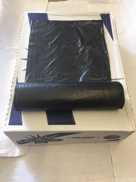 CAN LINER 38x58XH BLACK 100/CS