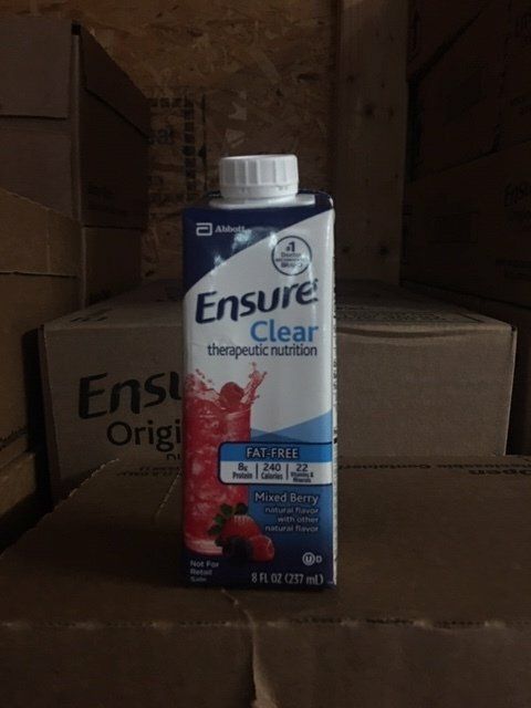 ENSURE CLEAR BERRY 24/CS 64900