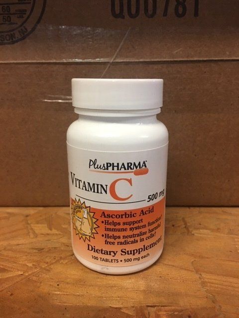 VITAMIN C 500MG TABLET 100/BTL
