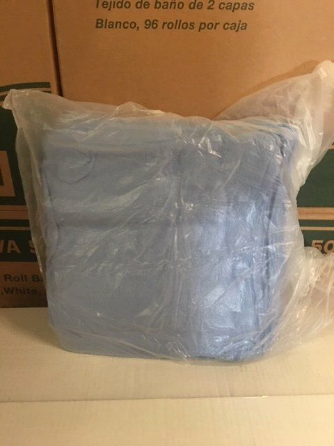 WASH CLOTH(BLUE) 12x12-DZ