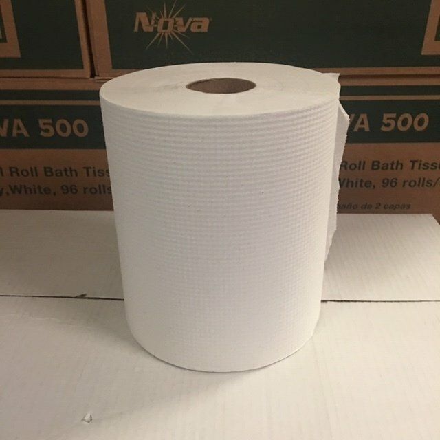 TOWEL WHITE 7.5X800  6/CS