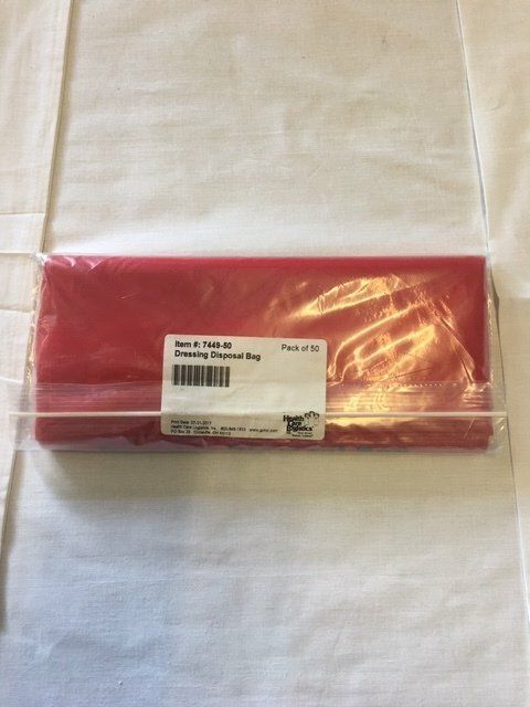 BIO HAZARD BAG RED11x15  50/BX