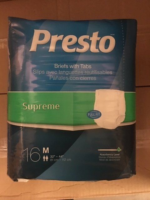 DIAPER PRESTO MEDIUM 96/CS ABB21020