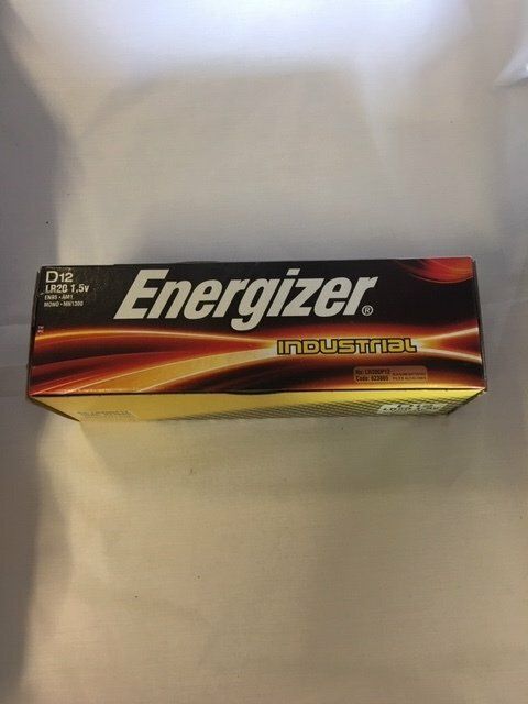 BATTERY ENERGIZER D-CELL 12/BX