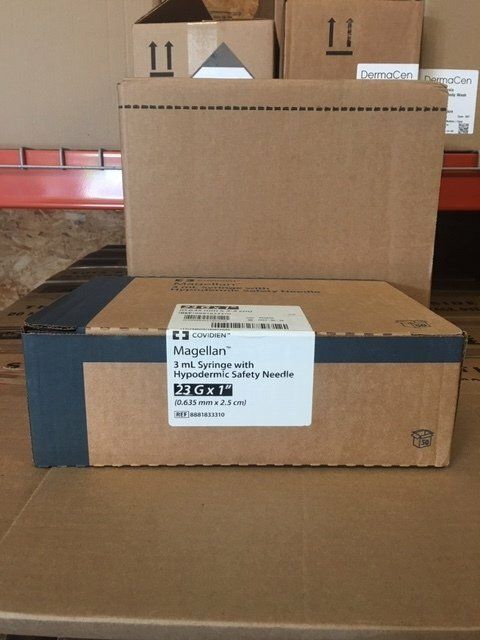 SYRINGE SAFETY 3CC 23X1 100/BX
