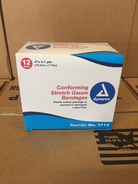 GAUZE CONFORM 4X5 ST  12/PKG