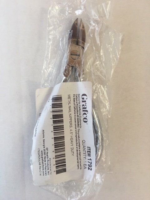 NAIL NIPPER 5IN W/SPRING LOCK