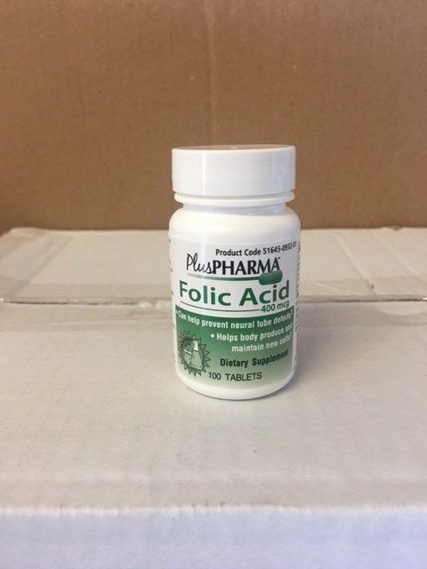 FOLIC ACID400mcg  TAB  100/BTL