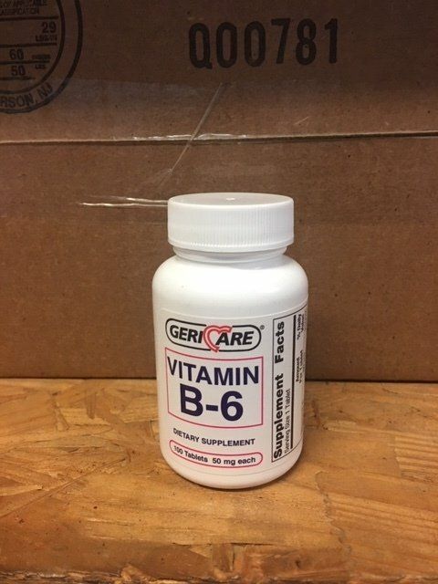 VITAMIN B-6  50MG  100/BT