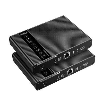 Kit extensor KVM (HDMI y USB) hasta 70 metros / Resolución 4K @ 60 Hz/ Cat 6, 6a y 7 / IPCOLOR / CERO LATENCIA / HDR10 / Salida Loop / Puerto S/PDIF / Uso 24/7 / Transmite el Video y Controla tu DVR 