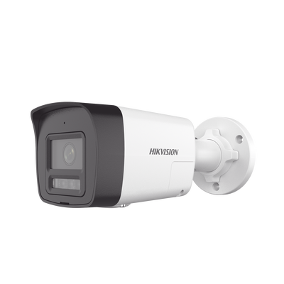 [PROTECCIÓN ACTIVA] Bala IP 4 Megapixel / Lente 2.8 mm / Dual Light (30 mts IR + 20 mts Luz Blanca)  / Audio de Dos Vías /  Luz Intermitente y Alerta de Audio / Micrófono Integrado / ACUSENSE Lite / 