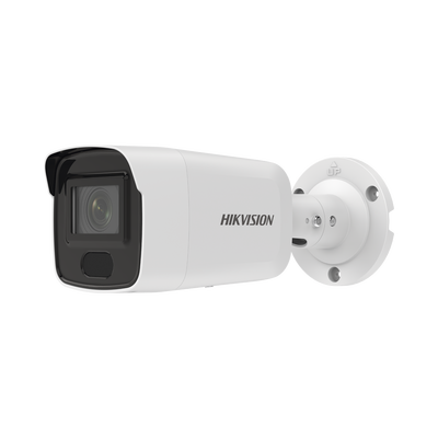 Bala IP 6 Megapixel / Lente 2.8 mm / 40 mts IR / Exterior IP67 / PoE / ACUSENSE / DARKFIGHTER / Alarmas y Audio I/O / ONVIF / Micro SD / 4 Analíticos: AcuSense, Deteccion Facial, Conteo de Personas p