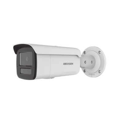[Dual Light + 2 Micrófonos Integrados] Bala IP 8 Megapixel (4K) / Lente 4 mm / 80 mts Luz Blanca + 80 mts IR / ACUSENSE / Exterior IP67 / IK10 / WDR 120 dB / PoE / ONVIF / Micro SD / Metal / ACUSEARC