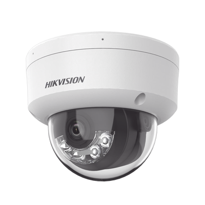 [Dual Light + 2 Micrófonos Integrados] Domo IP 8 Megapixel (4K) / Lente 2.8 mm / 30 mts Luz Blanca + 30 mts IR / ACUSENSE / Exterior IP67 / IK10 / WDR 120 dB / PoE / ONVIF / Micro SD / Metal / ACUSEA
